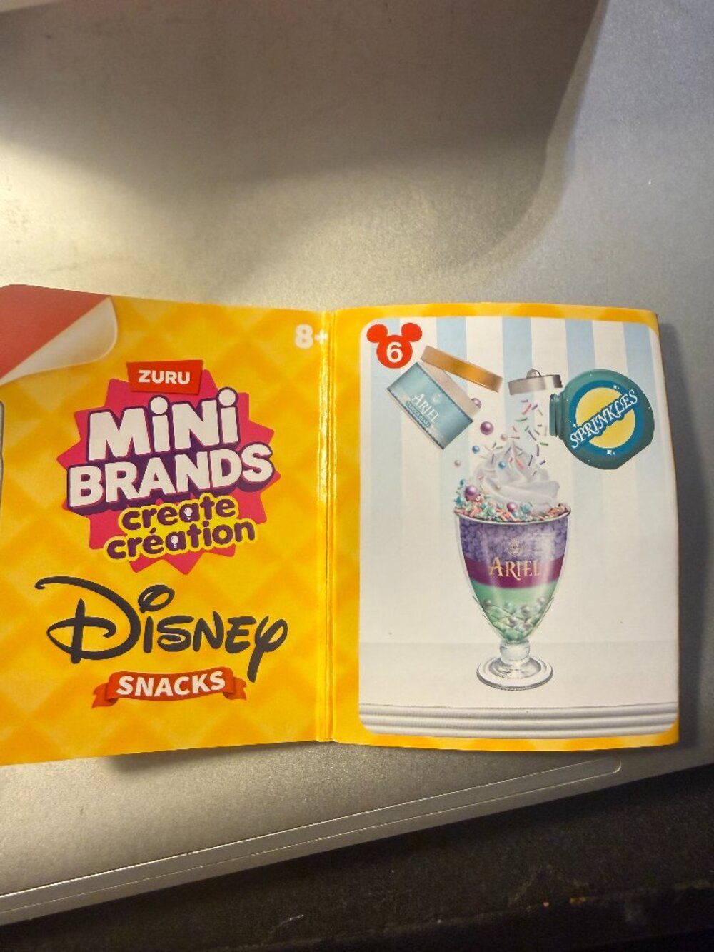 Mini Brands Create DISNEY SNACKS - ARIEL BUBBLE TEA
